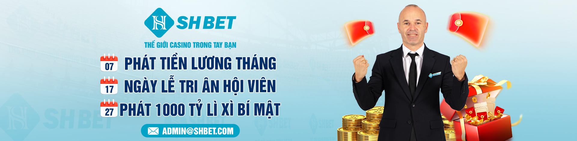SHBET chương trình phát lương hàng tháng cho hội viên